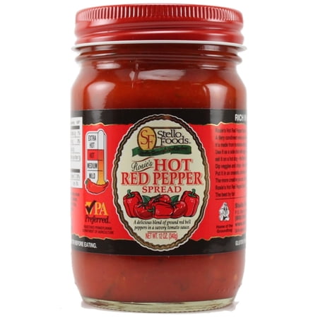 Stello Foods - Rosie's Hot Pepper Spread, 12 oz