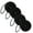 Black, variant on DC Cargo Mall 4 Marine-Grade Double-Braided Dock Lines | ⅜” X 20’ Double-Braided Nylon Dock Line with 12” Eyelet | Dock Line for Boats