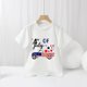 thumbnail image 2 of Gibobby Camisas De Vestir Camisetas con estampado de camionetas con texto del 4 de julio para niños pequeños, camiseta con bandera americana, camisetas de manga corta patrióti(Blanco, 6-7 Años), 2 of 5