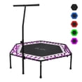 thumbnail image 1 of Trampolin Fitness Ejercicio Brincolin Con Barra Agarradera Jumping Aeróbicos 94x101 Cm Color Rosa Blick, 1 of 5