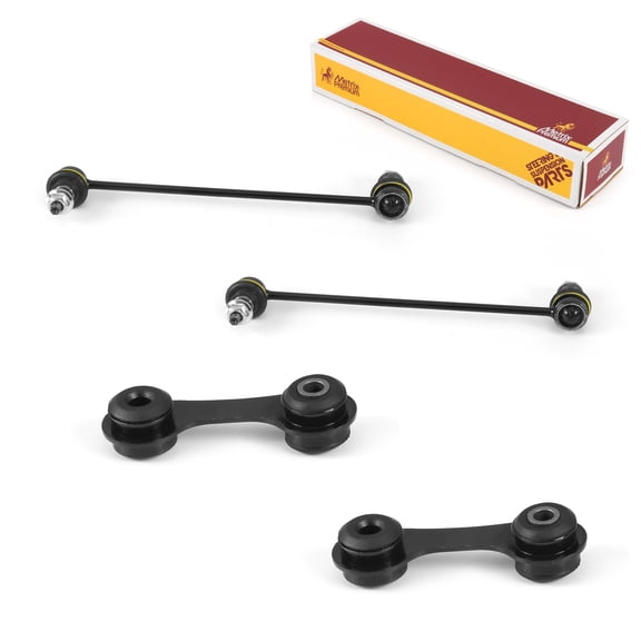 Metrix Premium Chassis Parts - 4 PC Front & Rear Stabilizer Bar Link Kit Fits 2007-2009 Saturn Aura, 2005-2010 Pontiac G6, 2004-2009 Chevrolet Malibu, Replacement K80252, K80851