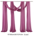 thumbnail image 2 of Taicans 2 Panels Wedding Arch Draping Fabric,2.5Ft x 18Ft Wine Drapes Sheer Backdrop Curtain for Bridal Shower Backdrop Outdoor Party Arches Church Ceremony Decoration, 2 of 3