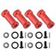 thumbnail image 1 of Adaptateur d'extension de moyeu hexagonal de roue de 12 mm et de 30 mm pour camion Traxxas Slash 4x4 1/10 (12 x 30 mm, rouge), 1 of 4
