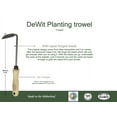 thumbnail image 2 of DeWit Cape Cod Right-Hand Weeder, Tempered Boron Steel Blade, Ash Wood Handle, 11.75 in, 2 of 5