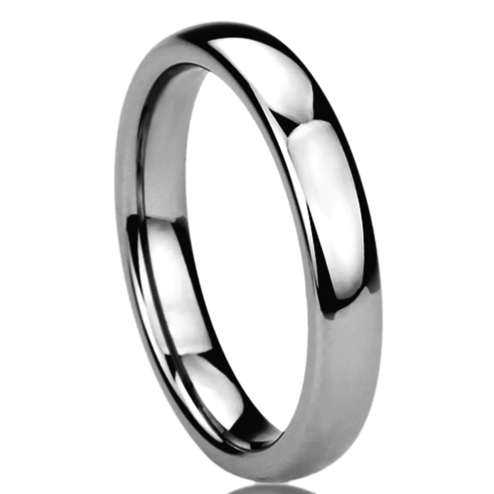 Pristine J Women's Tungsten Carbide Wedding Band Ring 4mm Comfort Fit