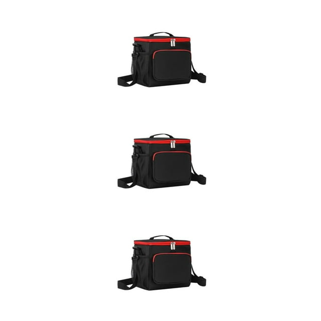 relayinert Easy Ti Clean Made With Durable Oxford Fabric For Busy Individuals Black 3Set