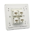 thumbnail image 4 of Wall Socket Plate Network Ethernet LAN CAT6 Outlet NEW Panel Faceplate T2V6, 4 of 9