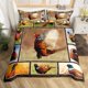 thumbnail image 3 of Funda Nórdica Queen Size Juego de Cama Pavo de Caza Pájaro Silvestre Faisán, 3 of 7