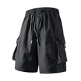 thumbnail image 1 of Pantalones cortos cargo ligeros de verano para hombre - Transpirables - Corte holgado - Longitud 5 puntos - Deportes y actividades al aire libre - Múltiples bolsillos, 1 of 3