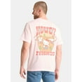 thumbnail image 3 of Hello Kitty & Friends Men's and Big Men's Front Back Graphic Tee with Short Sleeves, Sizes S-3XL, 3 of 5