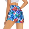 thumbnail image 3 of Fotbe Bright Flowers Womens High Waist Running Shorts Athletic Workout Quick Dry Shorts for Women with Pockets Gym Yoga Summer Shorts-Medium, 3 of 9