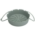 thumbnail image 1 of Silicone Baking Pan with Double Handle Waterproof Non Sticky Fryers Oven Baking Tray Kitchen Cooking Accessories for Daily Use, 1 of 12