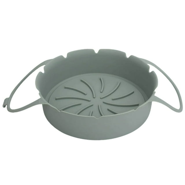 Silicone Baking Pan with Double Handle Waterproof Non Sticky Fryers Oven Baking Tray Kitchen Cooking Accessories for Daily Use