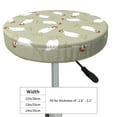 thumbnail image 4 of Fotbe Funny Chicken Stool Covers Round,Waterproof Round Bar Stool Covers Bar Chair Covers Washable Stool Cushion Slipcover for 12-14 Inch Chair-13 inch, 4 of 7