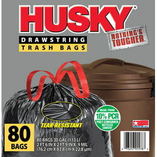  Wetsel Husky 42 Gal Contractor Clean-Up Bags 20 Count : Health  & Household