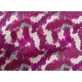 thumbnail image 4 of oneOone Cotton Poplin Fuschia Pink Fabric Animal Skin Fabric For Sewing Printed Craft Fabric By The Yard 56 Inch Wide-CCV, 4 of 4