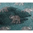 thumbnail image 4 of oneOone Tissu en Viscose Chiffon Imprimé Éléphant pour Couture BTY 42 Pouces de Large, 4 of 4