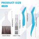 thumbnail image 2 of Air Conditioning Condenser Fin Comb, 3-Pack, Condenser Dryer Cleaning Brush for Air Conditioners, Refrigerators, White, 2 of 5