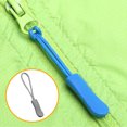 thumbnail image 2 of 8 Pieces Zipper Pull Puller Lightweight Rope Garment Parts Lightweight Zipper Tag Fixer Multi-Purpose Replacement Buckle Bags Suitcase Accessories Textiles Gray, 2 of 5