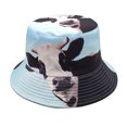 thumbnail image 1 of Retro neutro nostálgico 80 90 cinta patrón sombrero de pescador sombrero de protección solar al aire libre, 1 of 1