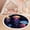 Color 2, variant on Washable Non Slip 4ft Round Rug, Colorful Glowing Jellyfish Floating Dark Cosmic Circle Area Rugs with Tassels Carpet for Nursery Bedroom Living Room Playroom Tent rug Tent Castle