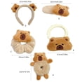 thumbnail image 3 of Cartoon Hair Bands Plush Headband Soft Elastic Designs Hairband Hair Accesories for Kids Teens and Lover, 3 of 9