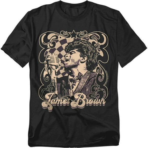 James Brown T-Shirt Funky Poster Unisex Graphic Tee for Men & Women