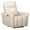 Cream, variant on Pemberly Row Contemporary Steamboat Ecru Power Zero Gravity Recliner