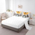 thumbnail image 3 of YST Modern Abstract 7-Piece Bedding Set, Queen, Orange, Geometric, Retro Minimalist, 3 of 4
