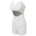 thumbnail image 2 of FashionOutfit Women's Strapless Front Cutout Open Romper, 2 of 4