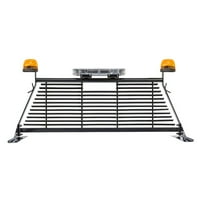 Westin Automotive 57-8025 Bolt-On Black Powder Coated Bar Style Headache Rack