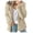 Khaki, variant on Baberdicy Women's Hooded Plush Coat, Thick Fleece Winter Jacket, Snow Days & Outdoor Market , Thick Plush Hooded Coat, Winter Fuzzy Jacket, Warmth Layer Green L
