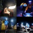 thumbnail image 5 of Faro LED, faro COB recargable USB, faro ajustable de 1500 lúmenes, ligero e impermeable para ciclismo, camping, senderismo, pesca, emergencia [clase energética A +++] Afortunado Sencillez, 5 of 5