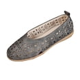 thumbnail image 2 of Wowcloth Women's Fashion Casual Solid Color Perforated Flats – Comfortable Slip-On Design with Breathable Upper for Spring, Ideal for Everyday Casual Wear, 2 of 9