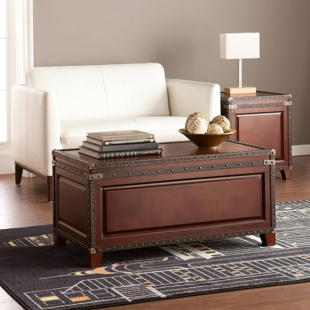 Southern Enterprises Amherst Trunk Coffee Table Walmart Com Walmart Com