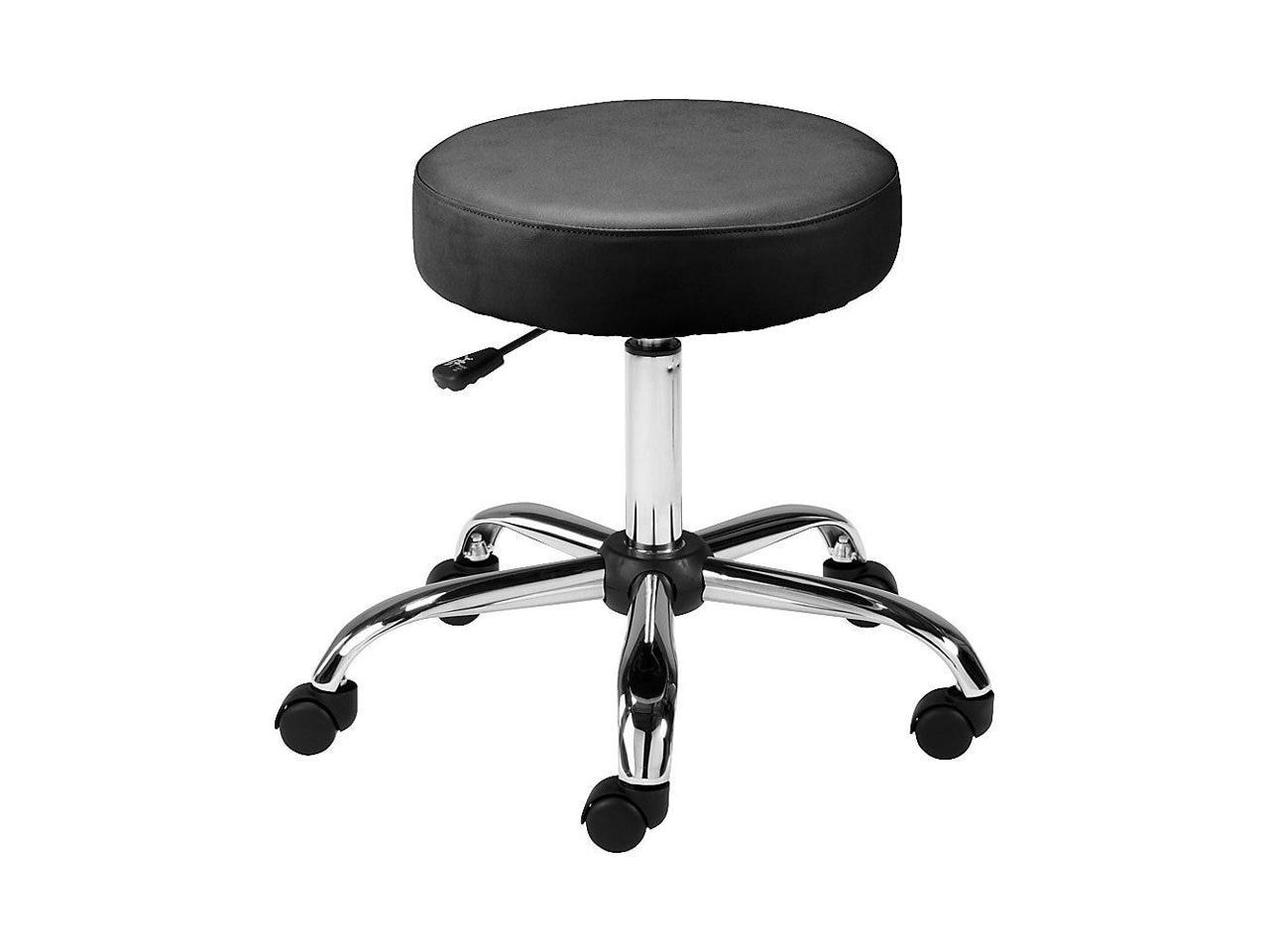Lorell Pneumatic Height Stool Backless 24"x24"x23" Black 69513 - image 2 of 8