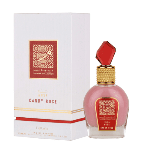 Lattafa Lattafa Musk Candy Rose Thameen Collection Eau De Parfum 3.4 Oz