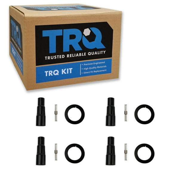 TRQ Engine Ignition Coil Boot Kit Set of 4 for Lexus Pontiac Scion Toyota New ICA30406 Fits select: 2009-2019 TOYOTA COROLLA, 2010-2015 TOYOTA PRIUS