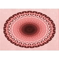 thumbnail image 1 of Ahgly Company Indoor Rectangle Patterned Grapefruit Red Area Rugs, 2' x 5', 1 of 6