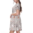 thumbnail image 7 of Spring Summer Dresses for Women 2025 - Various Rabbits Wedding Guest Dresses, Beach Vacation Clothes, Hawaiian Sundresses Casual Short Sleeve Dress for Women with Pockets, 7 of 7