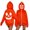 Green, variant on Multi Traditional Pumpkin Face Zip Up Coat, Classic Jack O Face Printed Pumpkin Hooded Zip Jacket, Oversized Halloween Sweatshirt With 3D Stem Hood,Pumpkin Face Graphic Outerwear, White 3XL