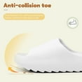 thumbnail image 5 of Kids Cloud Slides Slippers For Girls Boys,Pillow House Slippers Non-Slip Super Soft Quick Drying Shower Cushioned Slides Bathroom Thick Sole Sandals Indoor Outdoor Slippers, 5 of 7