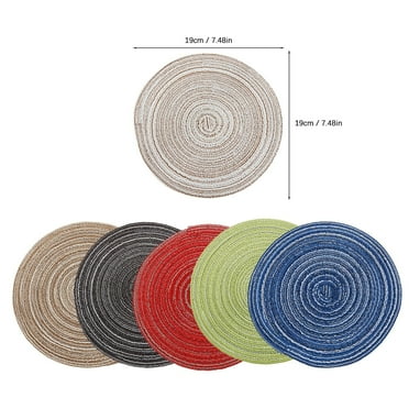 Kitchen Placemats Clearance Plertrvy Placemats Washable Woven Vinyl Placemats for Dining Table Easy To Clean Plastic Placemats
