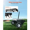 thumbnail image 2 of KFFKFF's 48-Inch Pull-Behind Lawn Aerator, Equipped with Universal Hitch, Iron Spikes in Alternating Layout, Ideal for Garden, Lawn, and Farm Aeration, 2 of 9