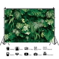 thumbnail image 3 of SUNOLIFE 6x4ft,Tropical Jungle Backdrops,Summer Palm Leavese Photography Background Green Botanical Party Backdrop Banner, 3 of 4