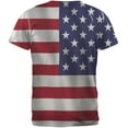 thumbnail image 2 of 4th of July American Flag All Over Adult T-Shirt - 2X-Large, 2 of 2