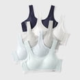 thumbnail image 6 of GYRATEDREAM Girl' s Sleeveless Tank Top, Girls Sports Training Bras Seamless Stretchy Crop Racerback Undershirt Bra UV Protective Fabric UPF 50+ for, 6 of 7