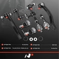 thumbnail image 2 of A-Premium 8Pcs Front Sway Bar Link Stabilizer Link Tie Rod End Lower Ball Joint Compatible with Honda Civic 2003 2004 2005 2006 2007, 2 of 9