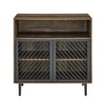 thumbnail image 5 of Camille Metal Door Reclaimed Barnwood Accent Cabinet by Chateau Lyon, 5 of 8
