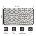 thumbnail image 5 of Boho Gray and Beige Floral Ethnic Pattern Door Rugs,Washable Non Slip Door Mats Indoor,Decorative Door Mats,Entry Mat Indoor for Entrance,Bedroom,Kitchen,Bathroom,30"x17", 5 of 6